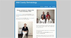 Desktop Screenshot of midcountydermatology.com